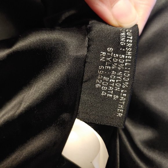 Vintage Chia Womens Leather Jacket Size M Medium Cropped Cinch Waist "Snakeskin" - Picture 10 of 12